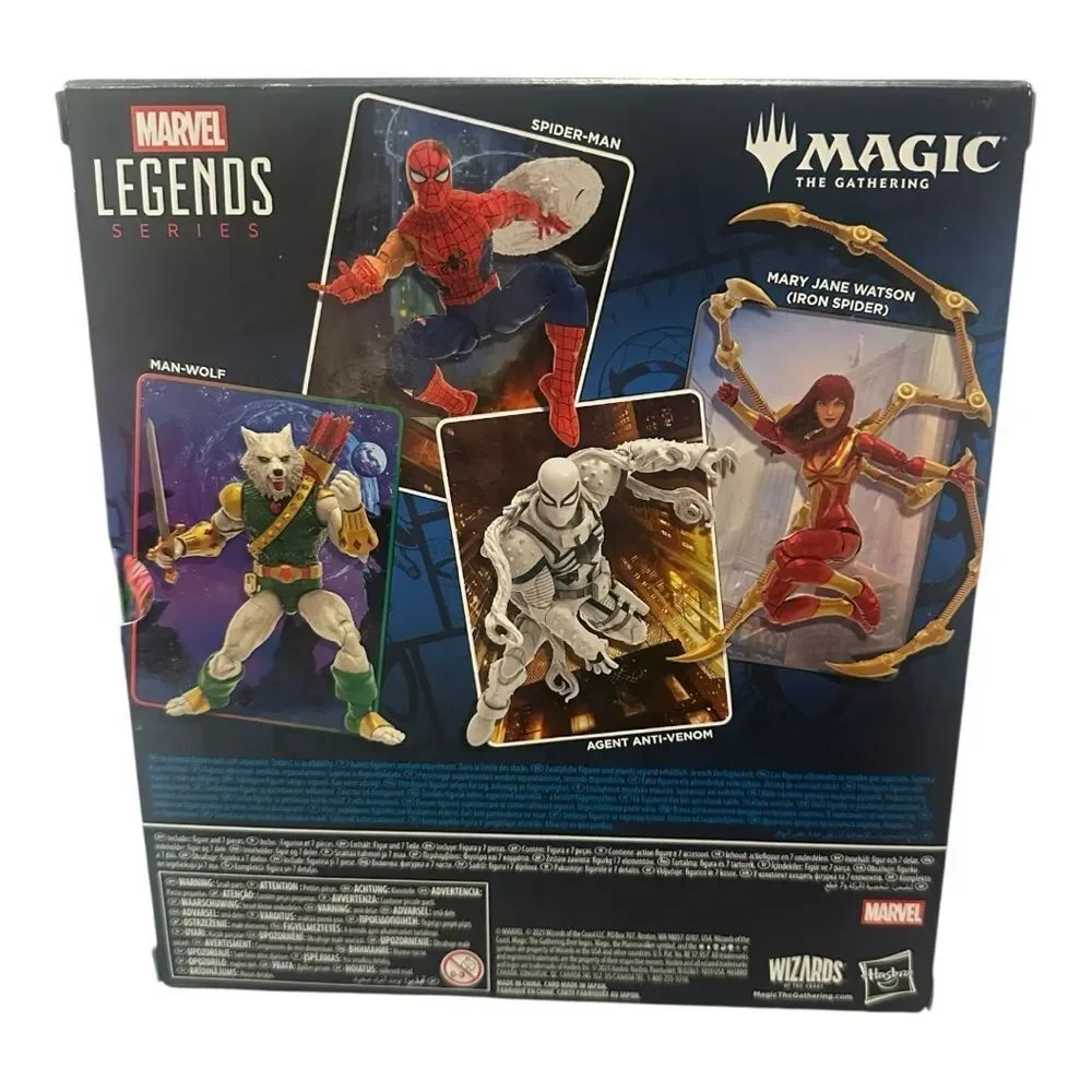 Spider-Man Marvel Legends Magic The Gathering Man-Wolf 6-Inch Action Figure Card